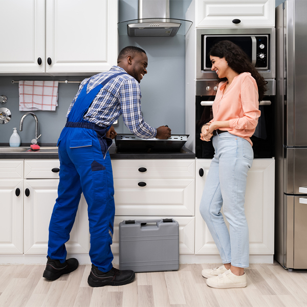 how long does it typically take to complete cooktop repair services in New Eagle